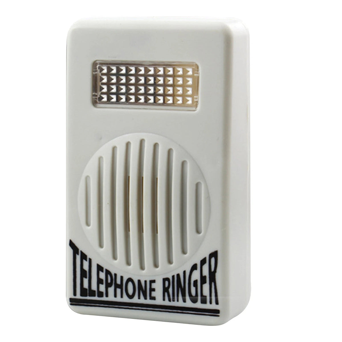 Extra-Loud Telephone Ringer Amplifier with Strobe Light Flasher Bell