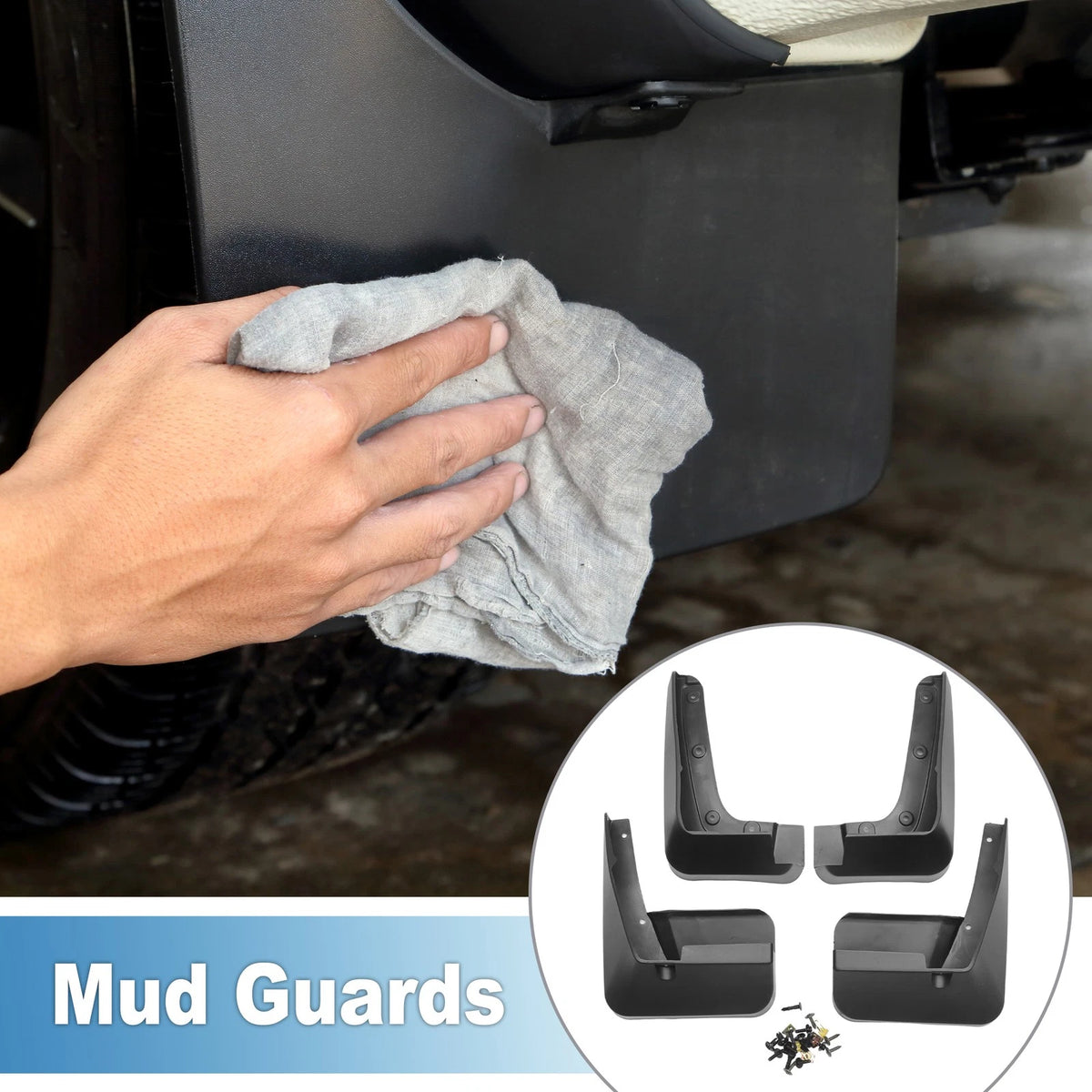 Mud Flaps Splash Guards Front for Subaru Forester (2014–2018)