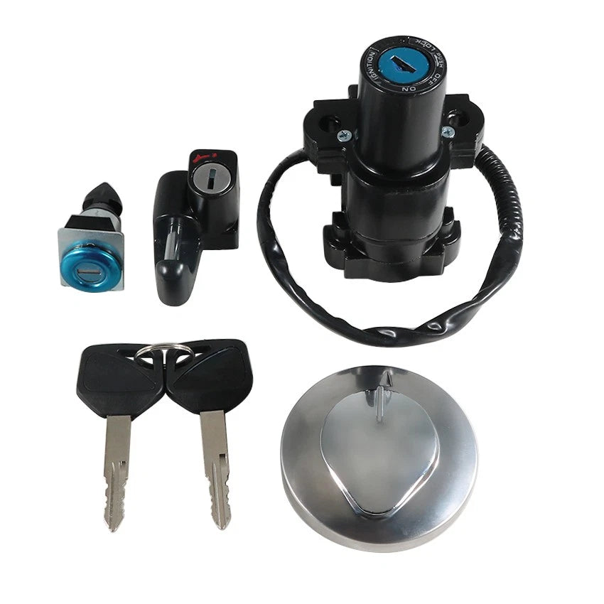Ignition Key Switch & Fuel Tank Cap Lock Set for Honda CB400SS (2004–2009)