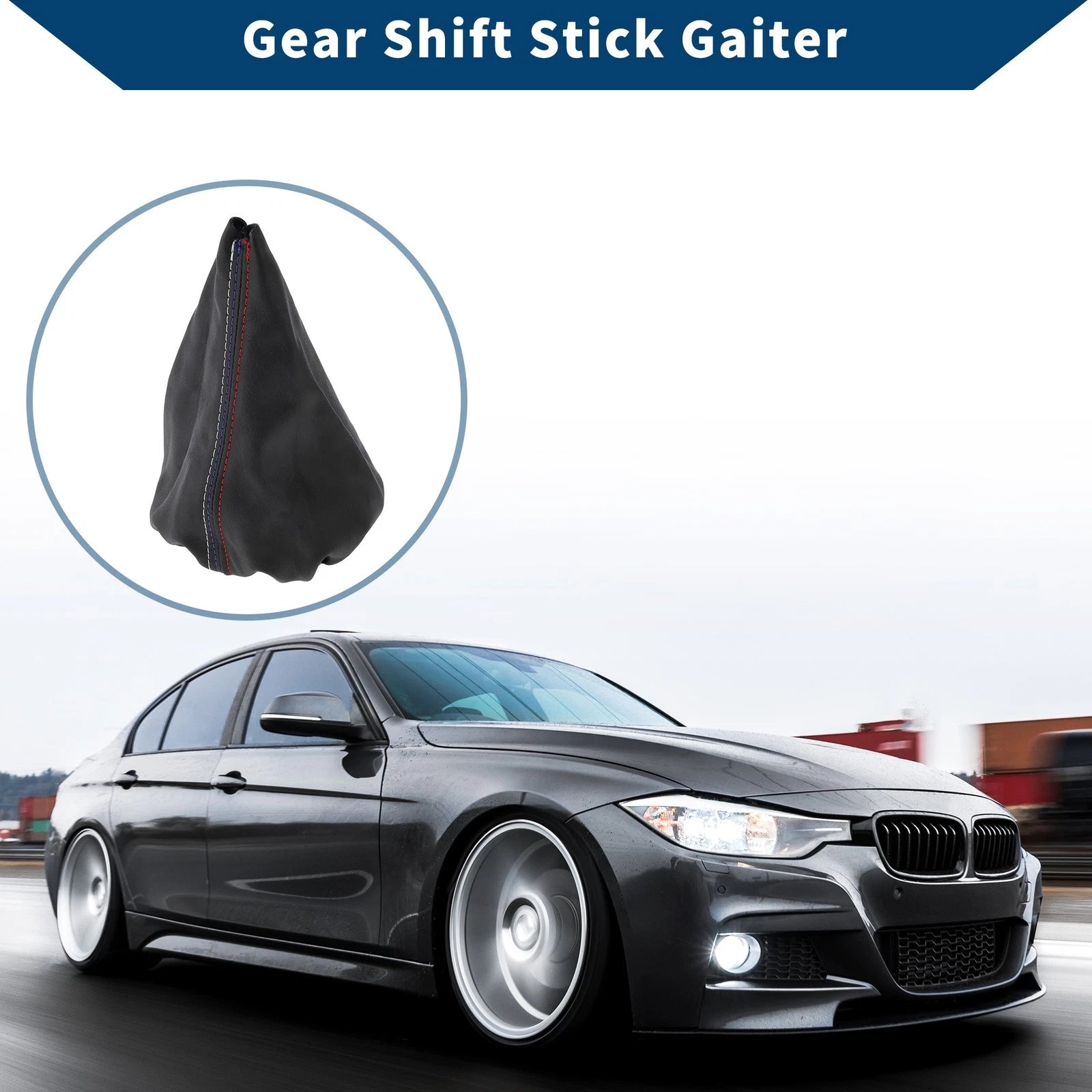 Gear Shift Stick Gaiter Leather Replacement for BMW E30 (1982–1994)