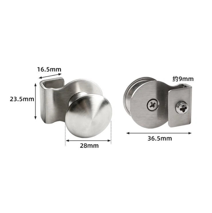 Glass Cabinet Handle for 4mm & 8mm Thickness