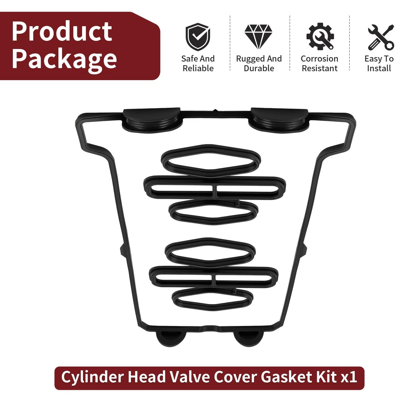Cylinder Head Valve Cover Gasket Kit for Suzuki GSX-R600 GSX-R750 (2006–2024)