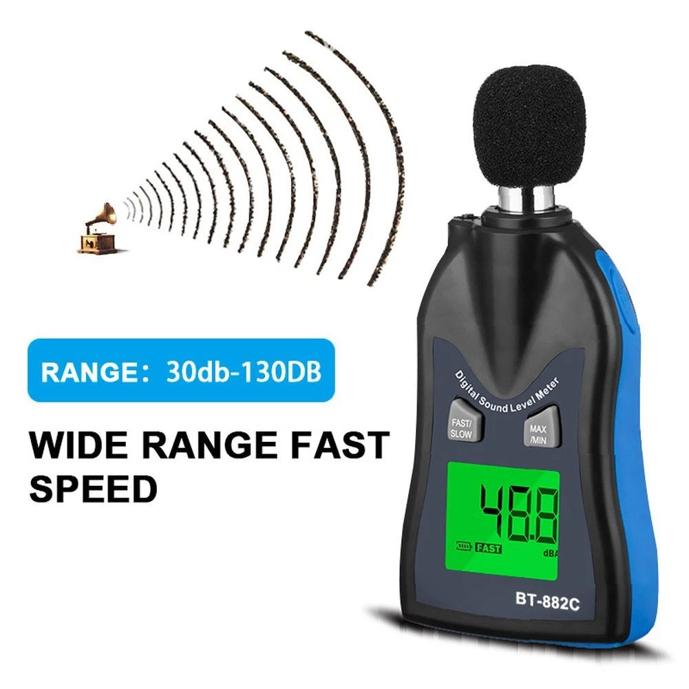 Digital Sound Level Meter for Easy Handling (2X Fast Response 2 Sec)
