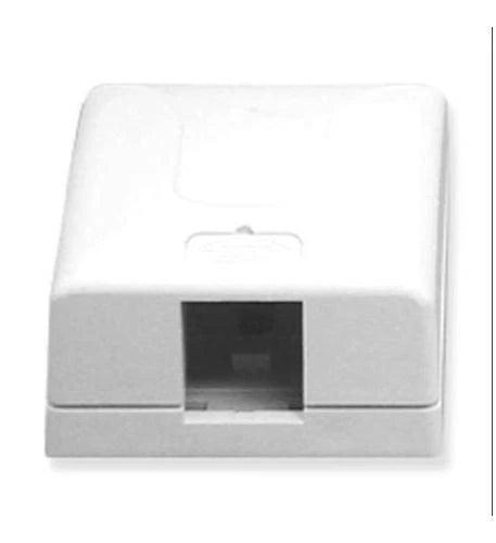 1-Port Surface Mount Box for ICC IC107BC1WH (25-Pack)