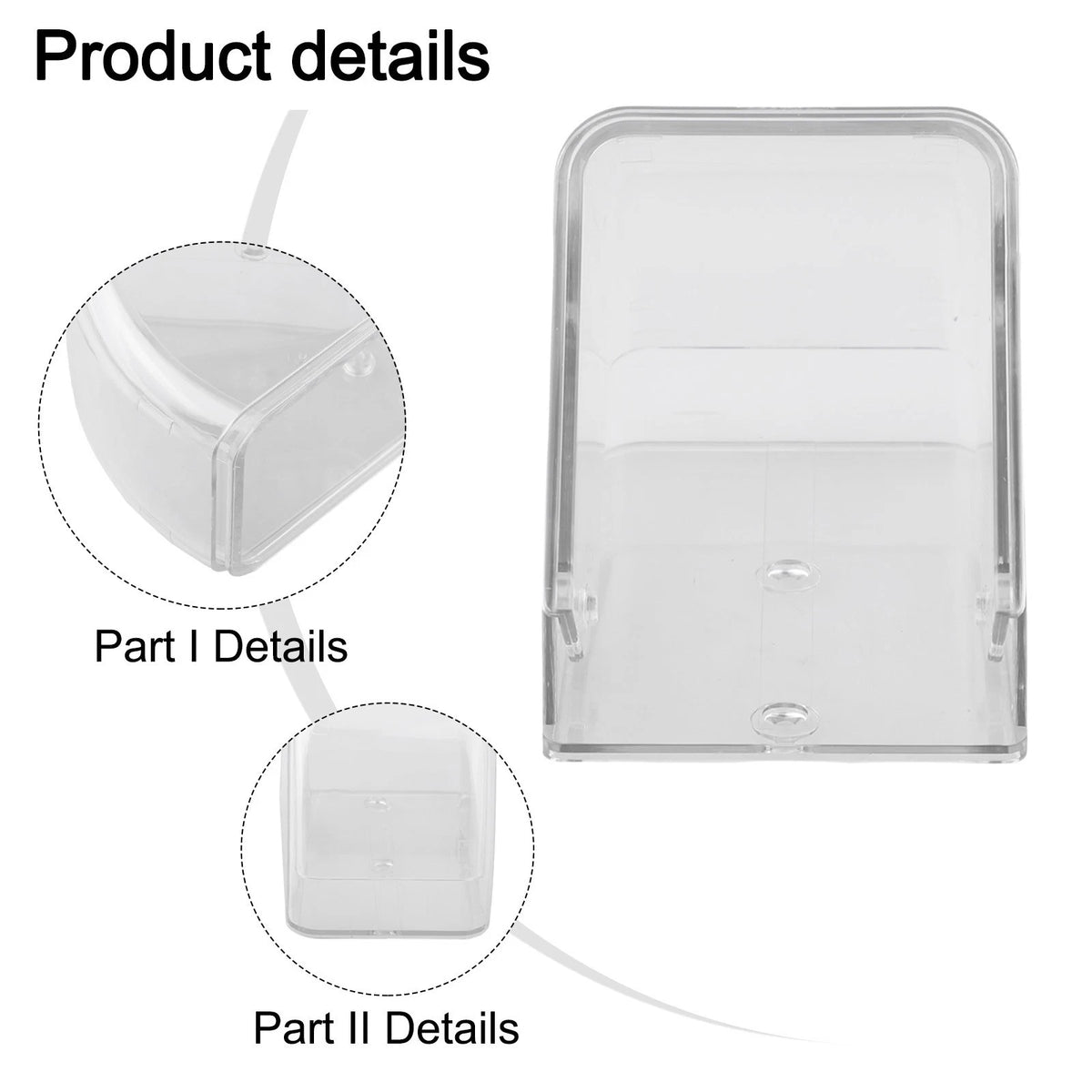 Clear Waterproof Doorbell Cover for Protection Against Rain and Moisture