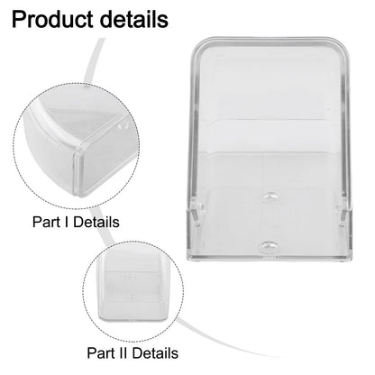 Clear Waterproof Doorbell Cover for Protection Against Rain and Moisture
