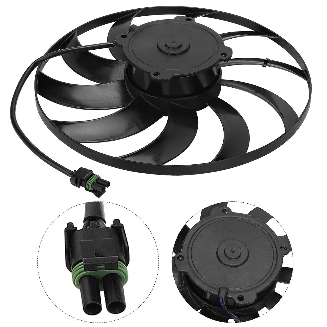 Radiator Cooling Fan Motor 2412447 for Polaris RZR XP 1000 / XP 4 1000 (2014–2023)
