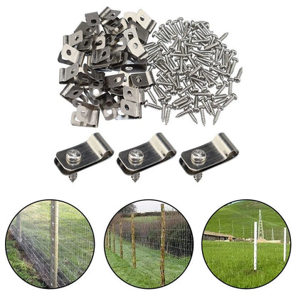 Screw on Clips for Wire Installation