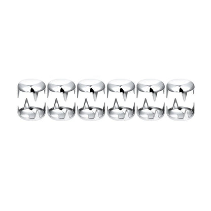 100 Pcs 16mm Silver Dome Rivets for Leathercraft Projects