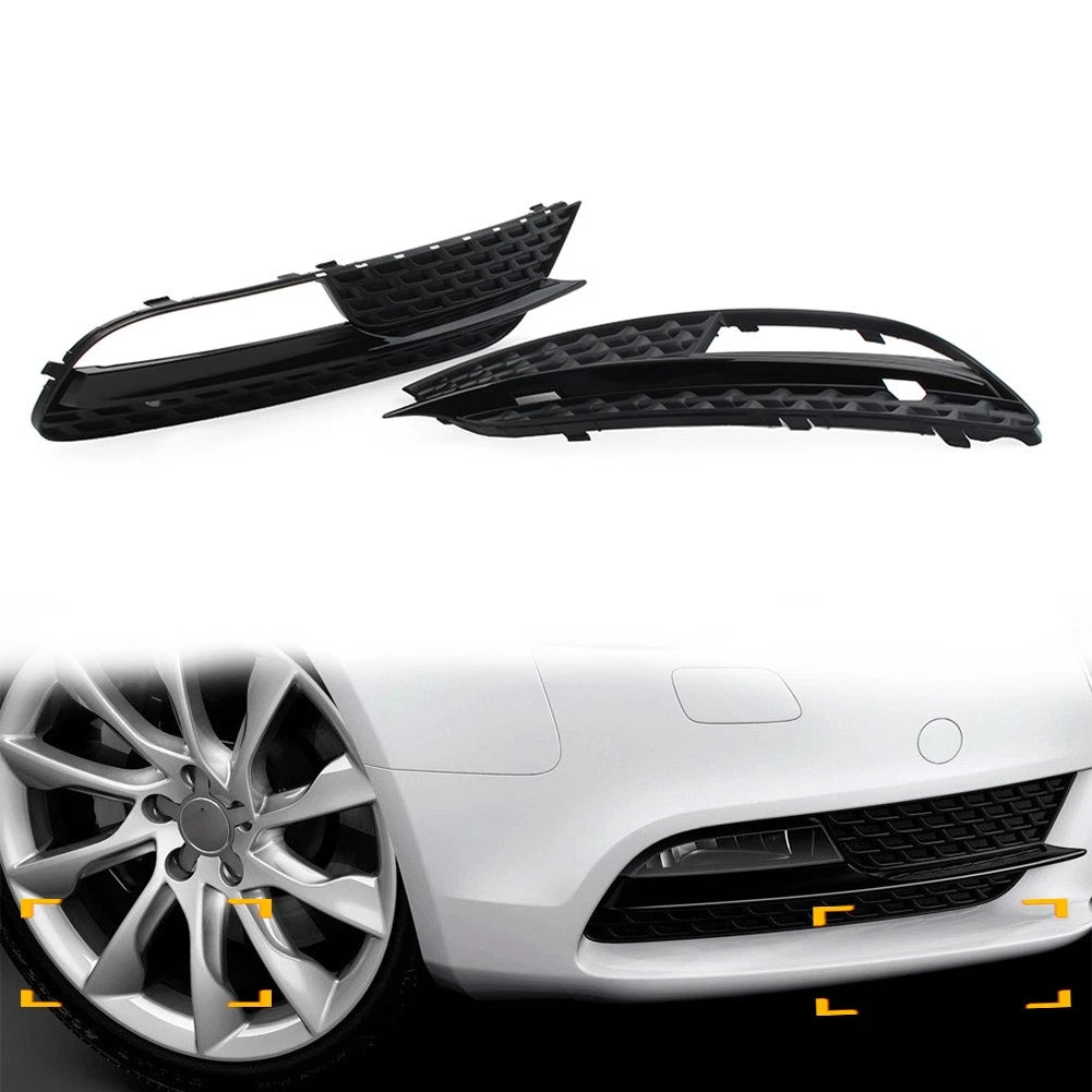 2X Front Bumper Fog Light Grille Cover for Audi A5 (2012–2016)