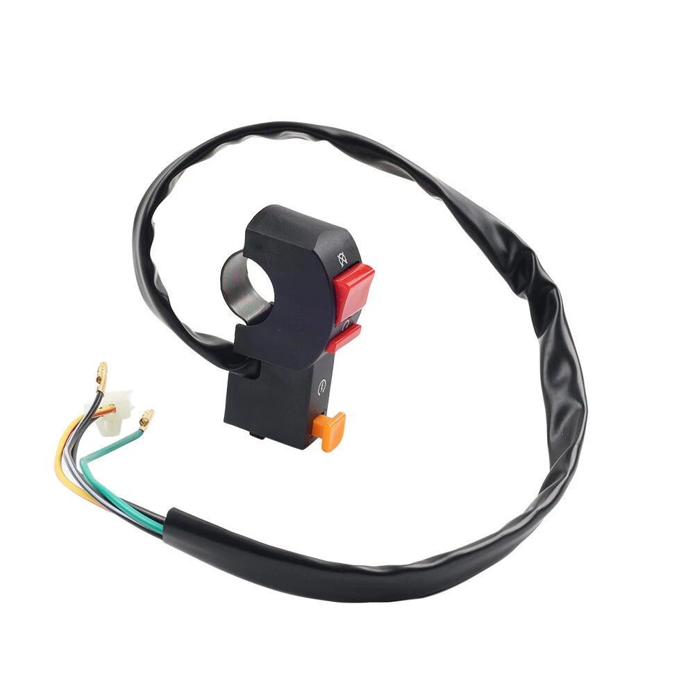Universal 12V Handlebar ON/OFF Switch for Motorcycle Scooter (7/8" 22mm)