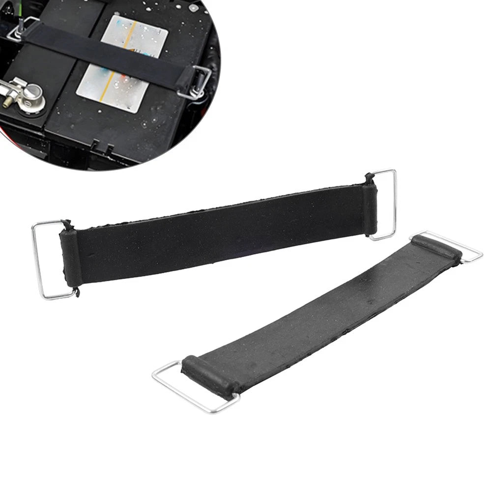 2Pcs Rubber Battery Strap Holder for Honda Suzuki (Universal)
