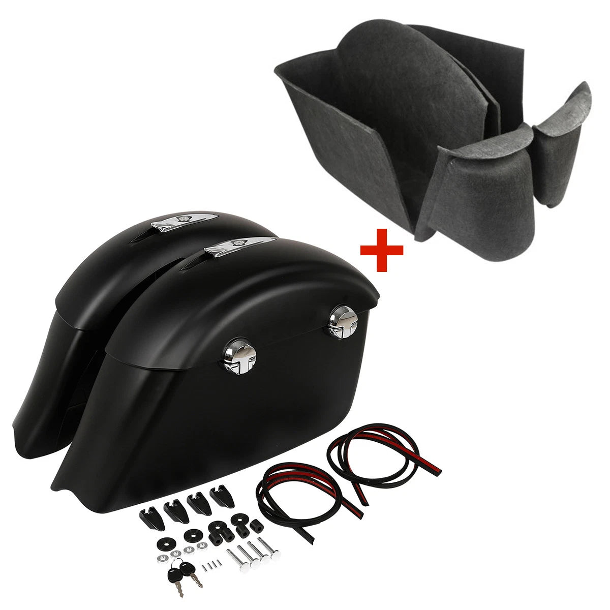 Saddlebag Electronic Latch + Carpet Liner for Indian Chieftain (2014–2018)