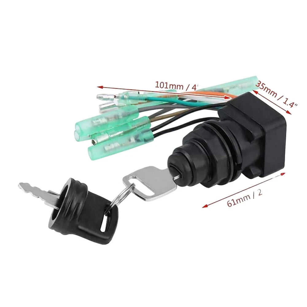 Ignition Key Switch for Suzuki Outboard DT30 DT115 DT140 DT150 DT200 D225 (8-225 HP)