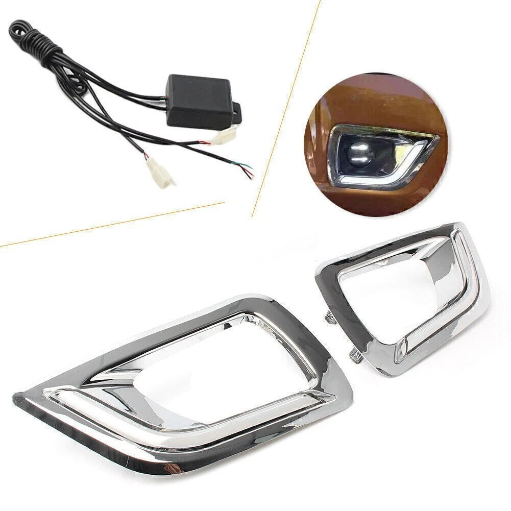 LED DRL Bezel for Nissan Navara NP300 (2015–2016)