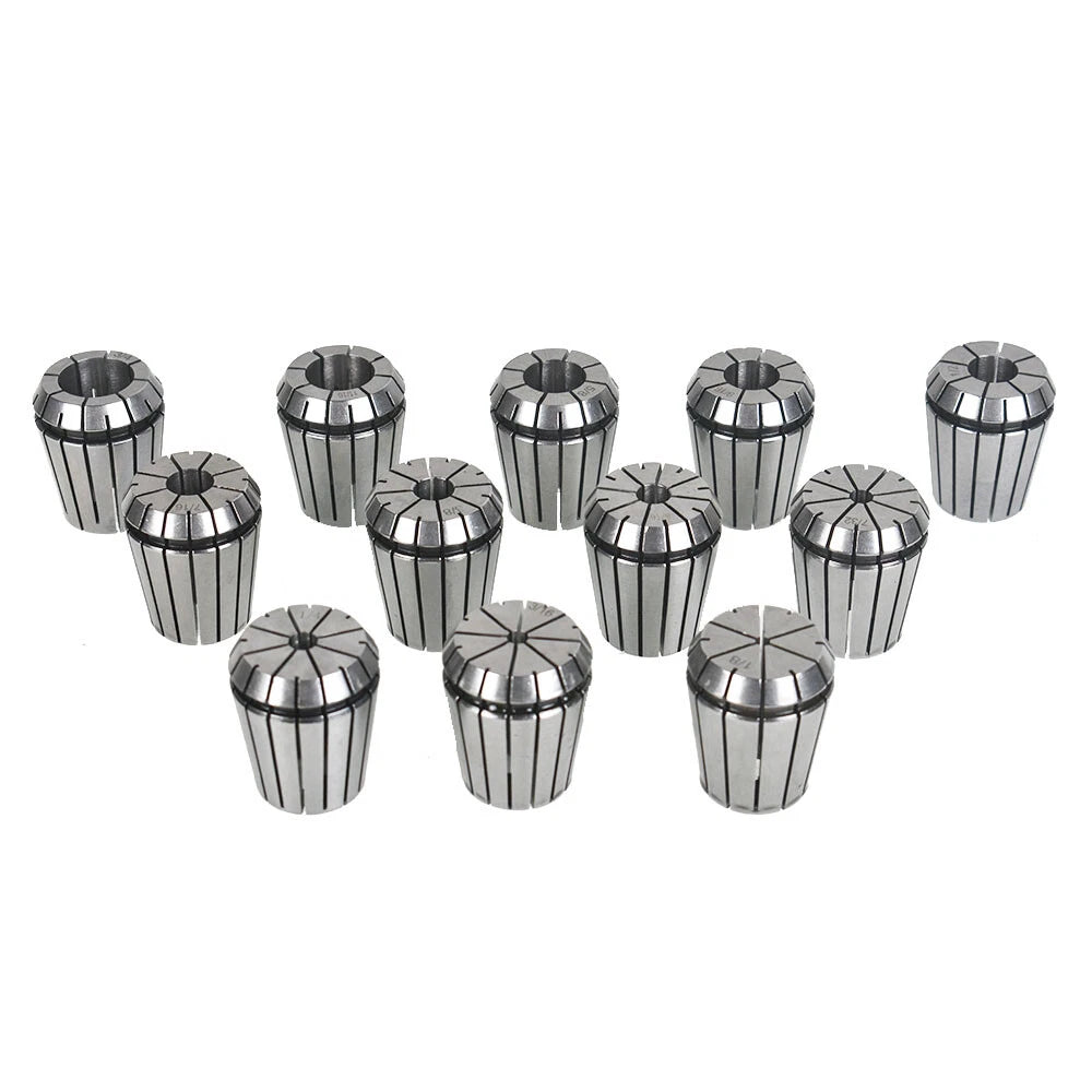 12Pcs ER32 Spring Collet Set for CNC Workholding (Engraving, Milling, Lathe)