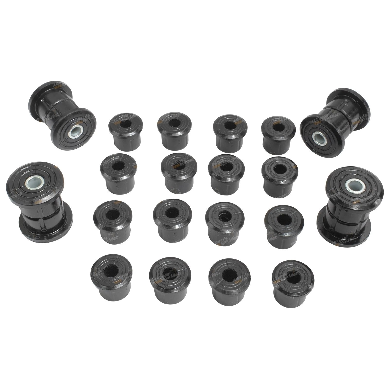 Full Leaf Spring + Shackle Poly Bush Kit for Suzuki Sierra