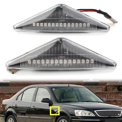 2X Dynamic Flow Marker Side Turn Signal LED Light for Ford Focus MK1 (1998–2005)