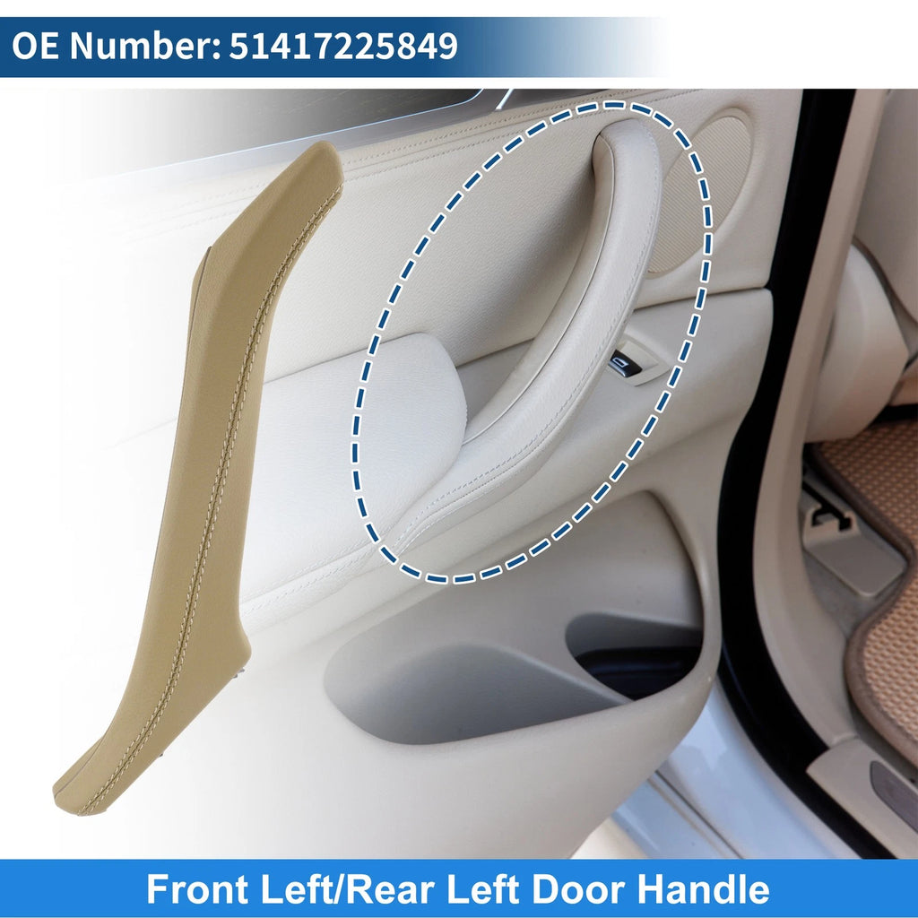 Inner Door Handle Inner Panel for BMW F10 F11 F18 (2010–2017) Beige