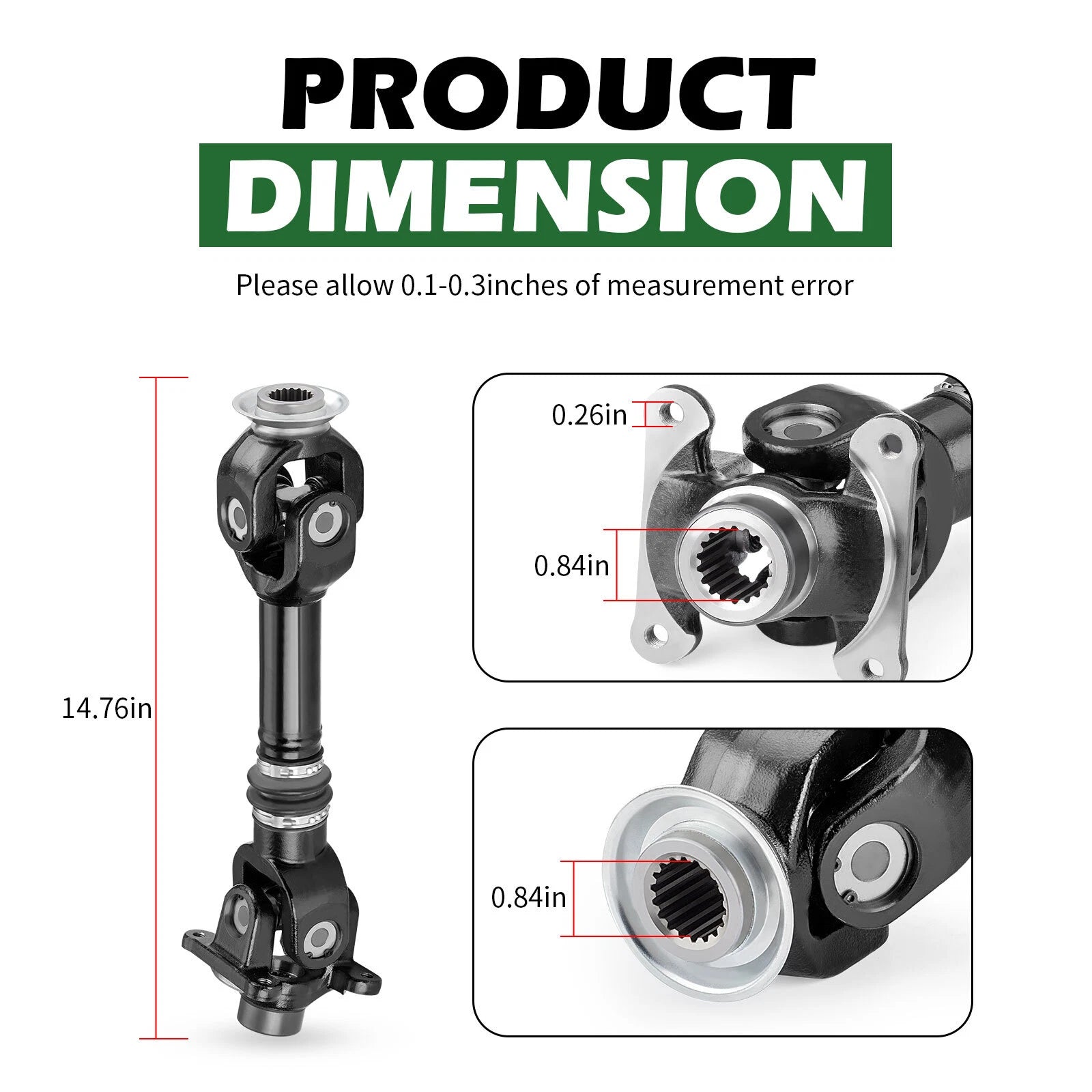 Rear Propeller Drive Shaft for Can-Am Renegade 800 4X4 EFI (2007–2008)