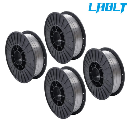 Set of 4 LABLT E71T-11 Welding Wire 0.03"/0.8mm Mild Steel 10 lb Each