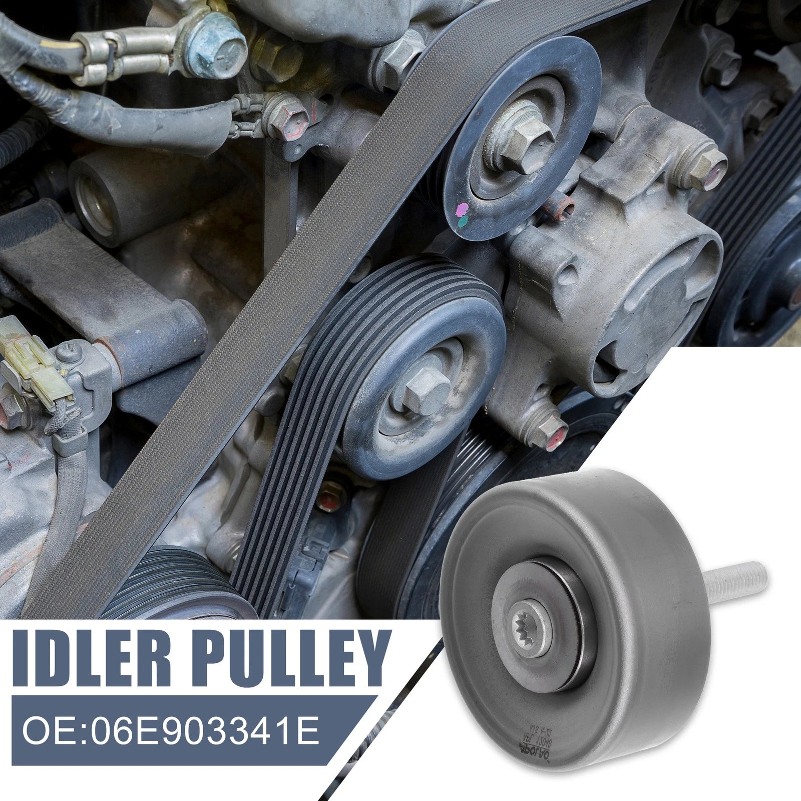 Drive Belt Idler Pulley Replacement for Audi A4 2.0L (2016–2016)