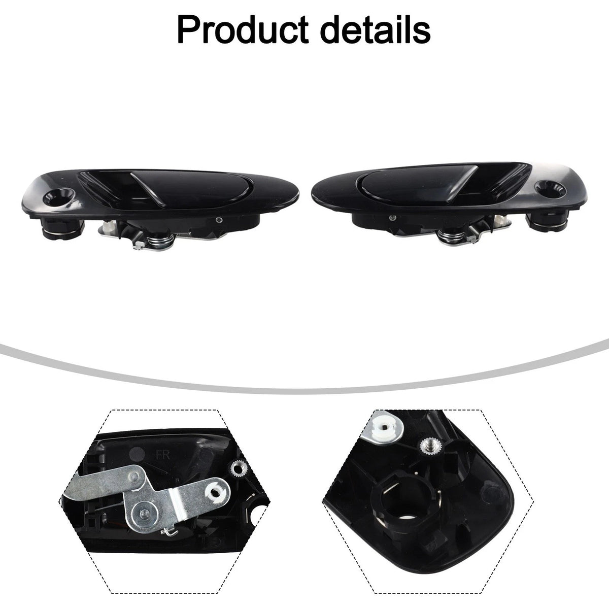 2X Door Handle Kit for Honda Civic (1992–1995)