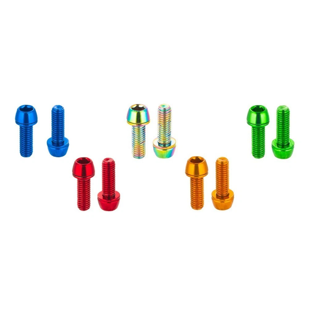 M618mm Crank Screws for MTB or Road Bike - PVD Coated, Dense Thread