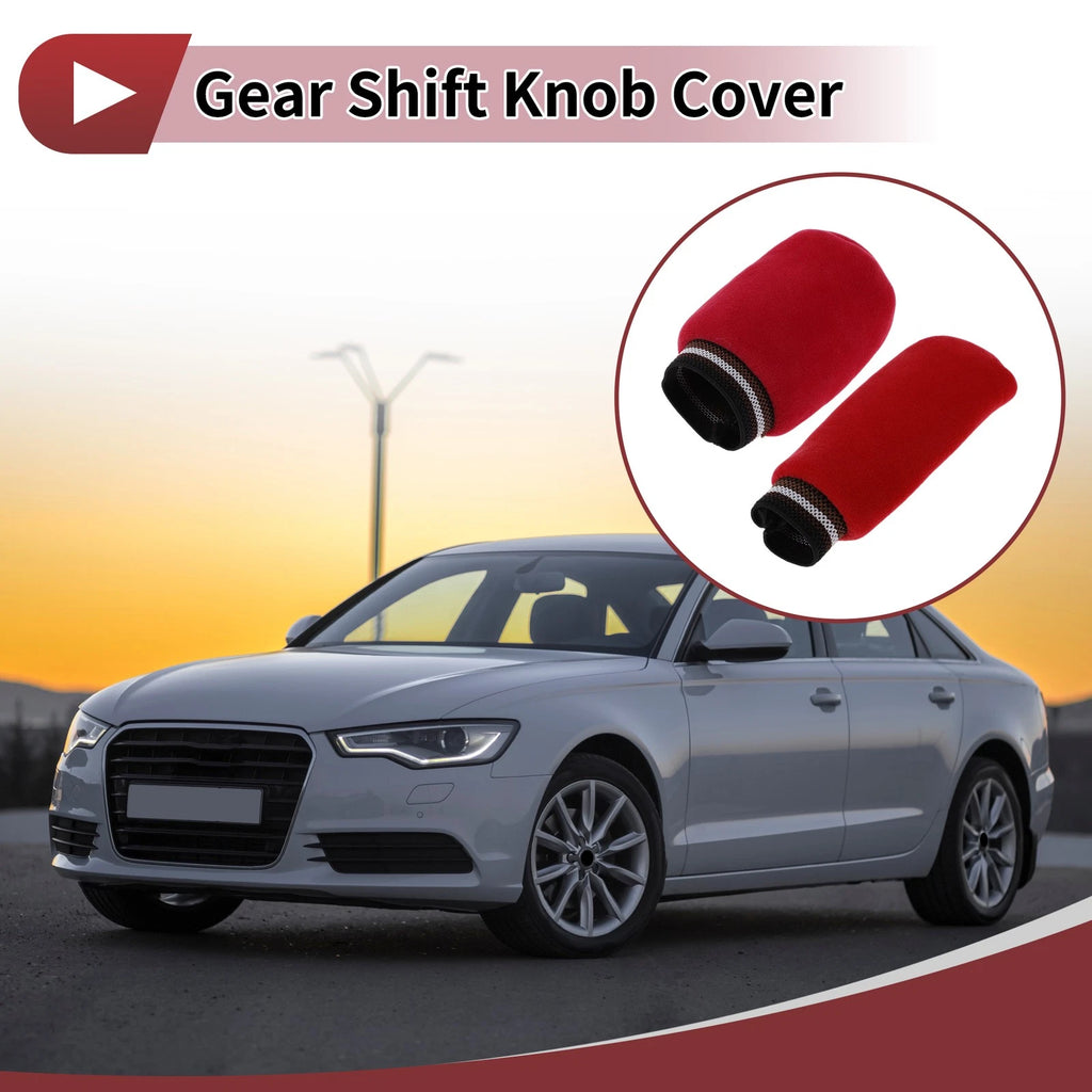 Gear Knob Protector Cover for - Plush Red