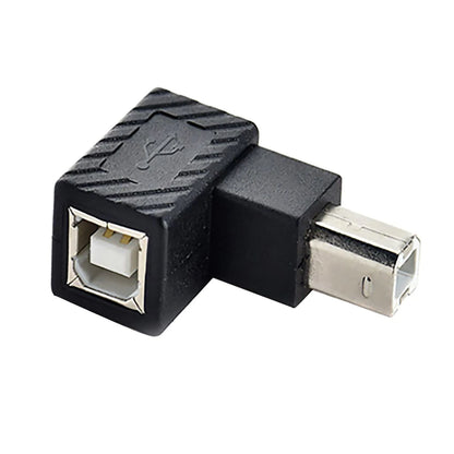 USB 2.0 Type B Print Port Converter Adapter for Printer Scanner (90°)