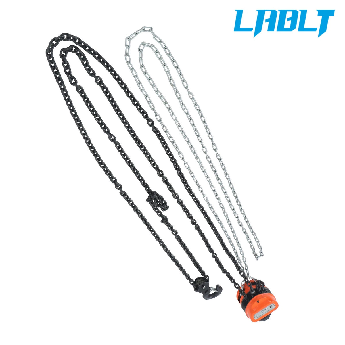 2 Ton Manual Chain Hoist for LABLT (10' Lift, 2 Hooks, Alloy Steel)