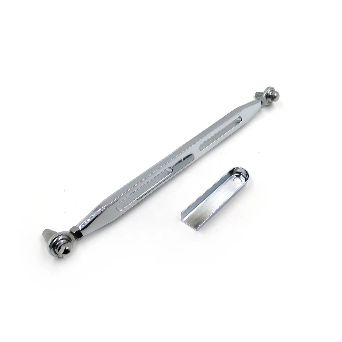 Black Slotted Flame Gear Shift Linkage for Harley Softail Road King Electra Glide