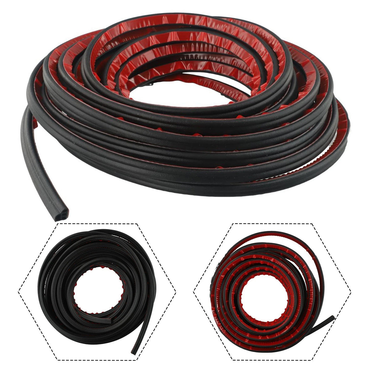 10M Double-Layer Weather Strip Edge Moulding for Car Door Trunk