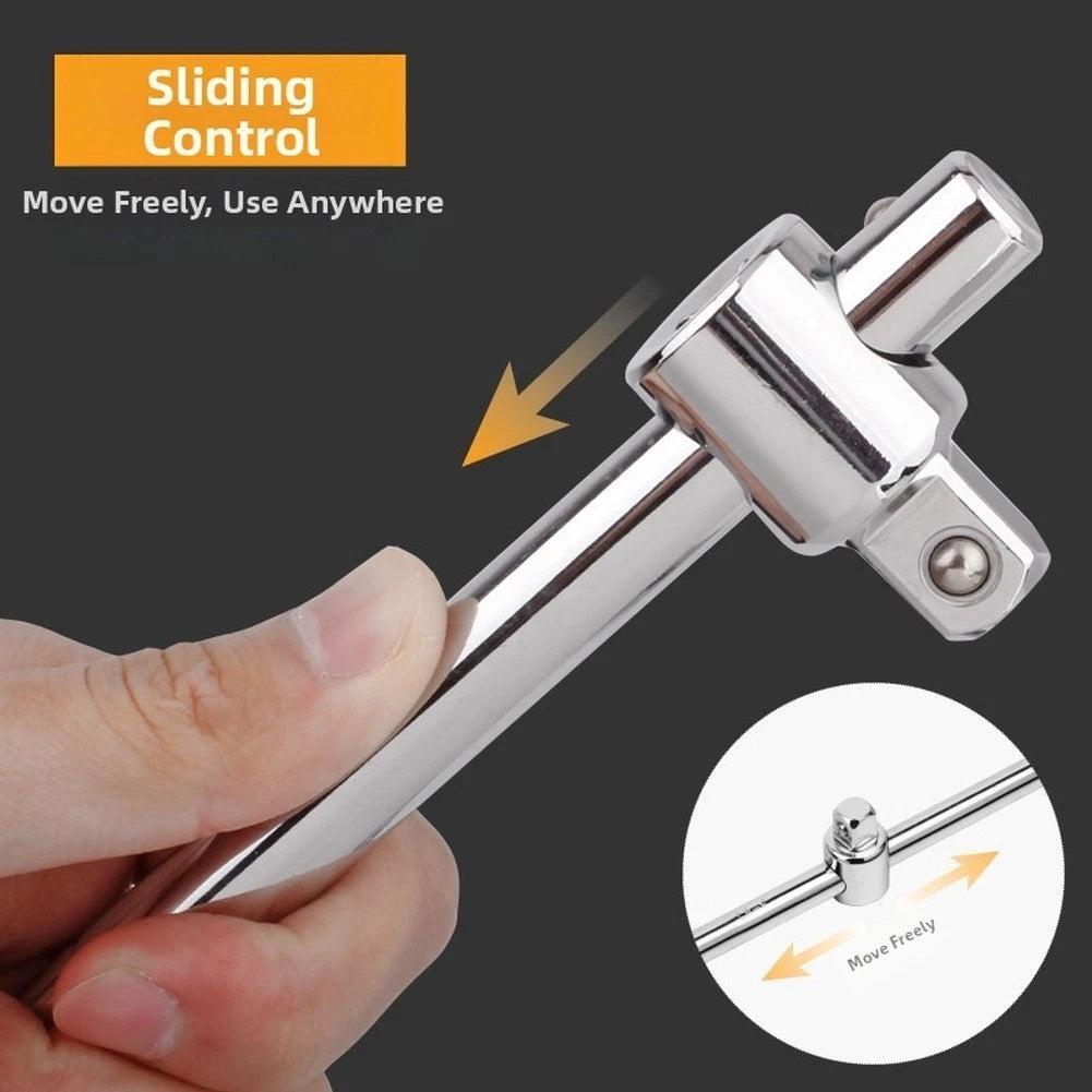 Chrome Vanadium T-Bar Sliding Socket Wrench for Mechanical Maintenance