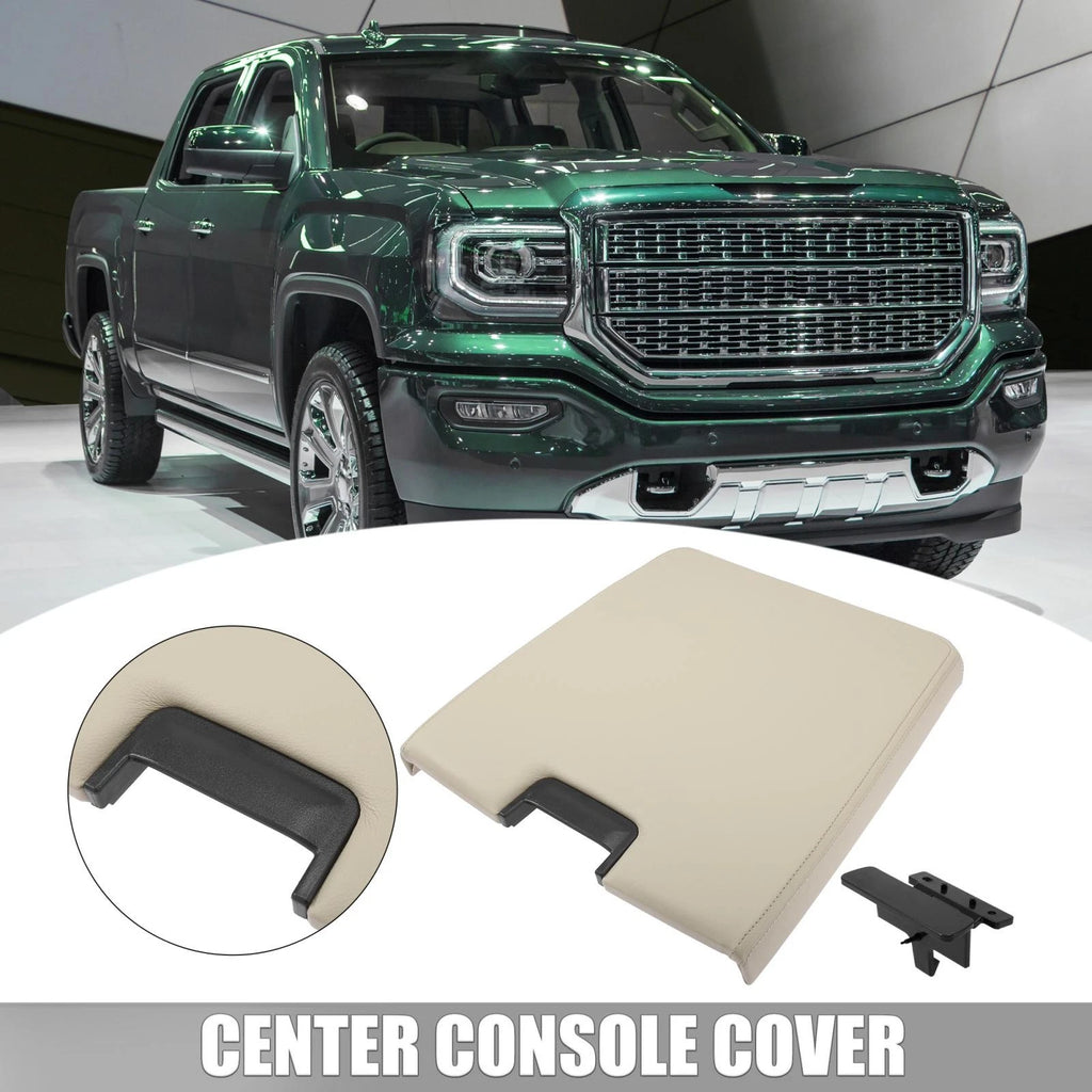 Center Console Cover Beige Replacement for Chevrolet Silverado 1500 (2007–2013)