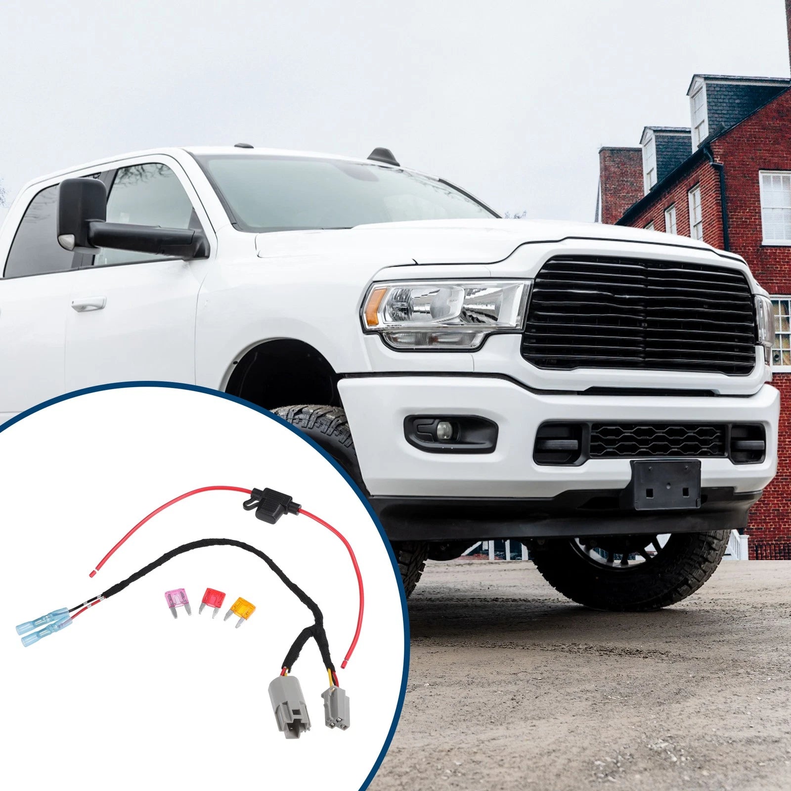 Adapter Wiring Harness Switch Connector Set for Dodge Ram Chrysler (2010–2023)