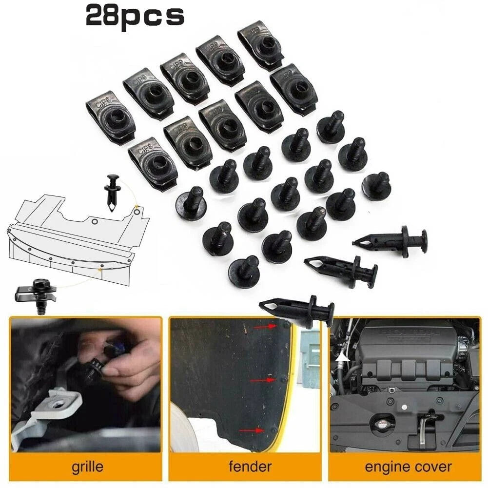 Body Bolt & Clip Rivet Kit for Automotive Applications (Heavy Duty)