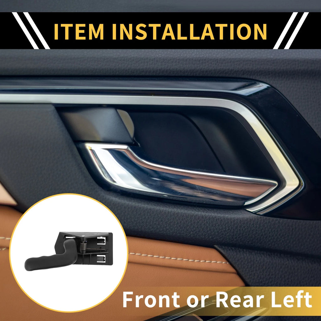 Front Left Interior Door Handle Replacement for Chevrolet Silverado (2015–2019)
