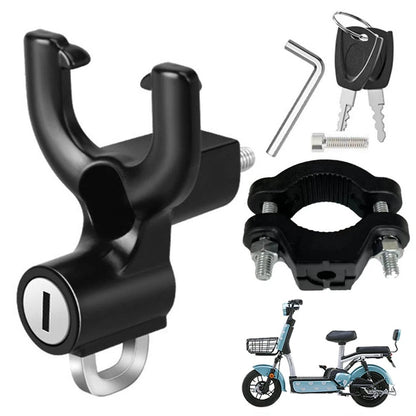 Helmet Hook Lock for Motorcycle Scooter with 2 Keys Anti-Theft Design