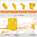 Hydro Transmission Bracket Kit for Hustler Raptor (#125255 SD)