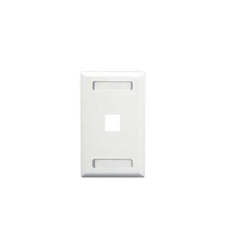 Faceplate for ICC IC107S01WH (1-gang, 1-port, White)