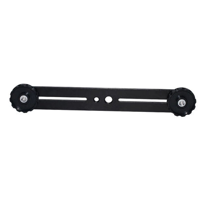 Dual Camera Tripod Bracket with Rubber Grip for Secure Flash Attachment