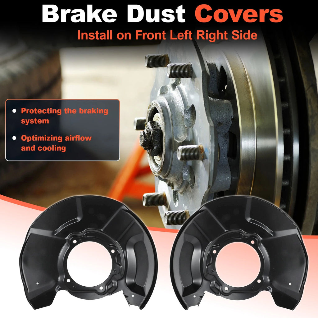 Front Left Brake Dust Shield Replacement for Toyota Tundra Sequoia (2004–2006)
