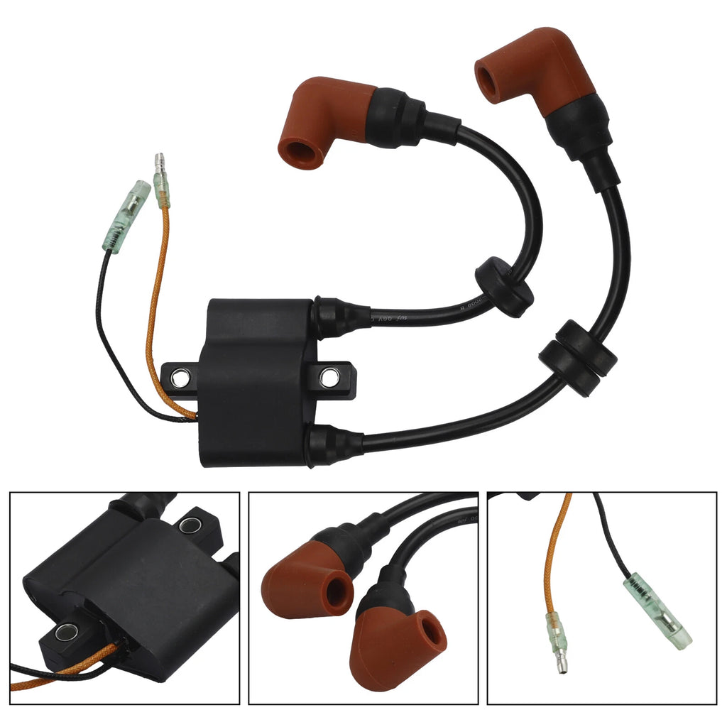 Ignition Coil for Yamaha 6HP F6, 8HP F8, 9.9HP F9.9, 20HP 20C, 25HP (N/A) 680-85570