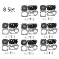 Set of 8 Carburetor Repair Kits for ZAMA RB-168 C1M-W44 Poulan PP330 PP335