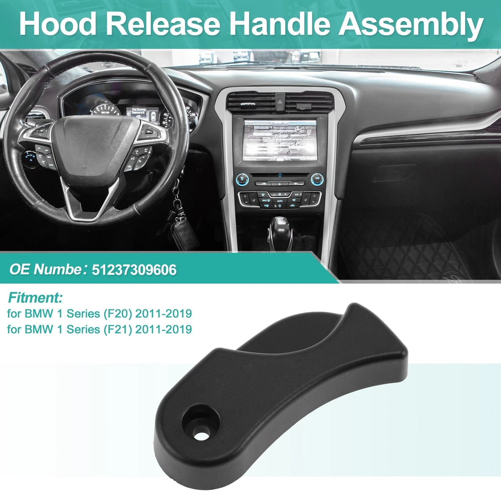 Hood Latch Release Handle for BMW 1 Series F20 (2011–2019)
