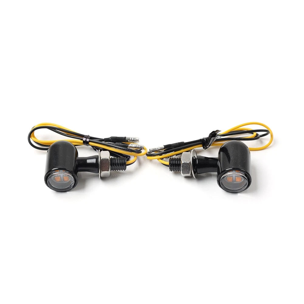 8mm Mini Turn Signal Lights for Bobber Cafe Racer