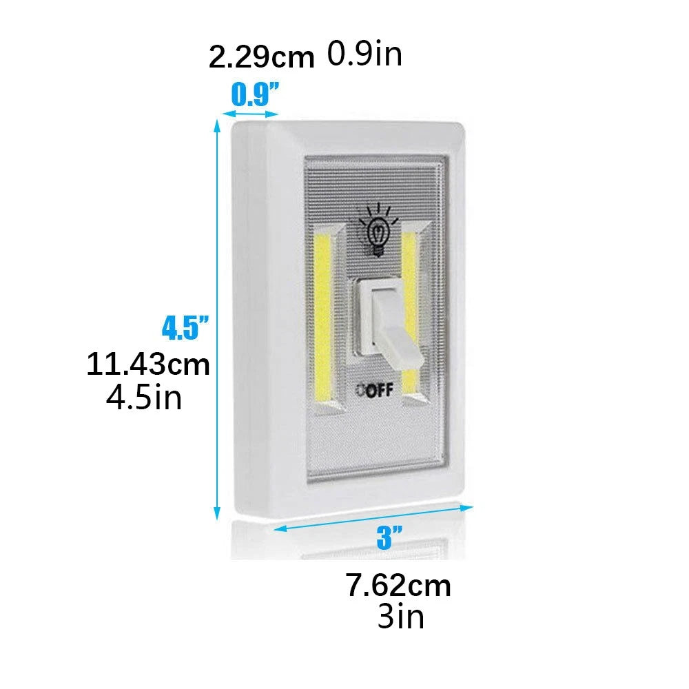 COB LED Switch Wall Night Light for Mini (Battery Operated)