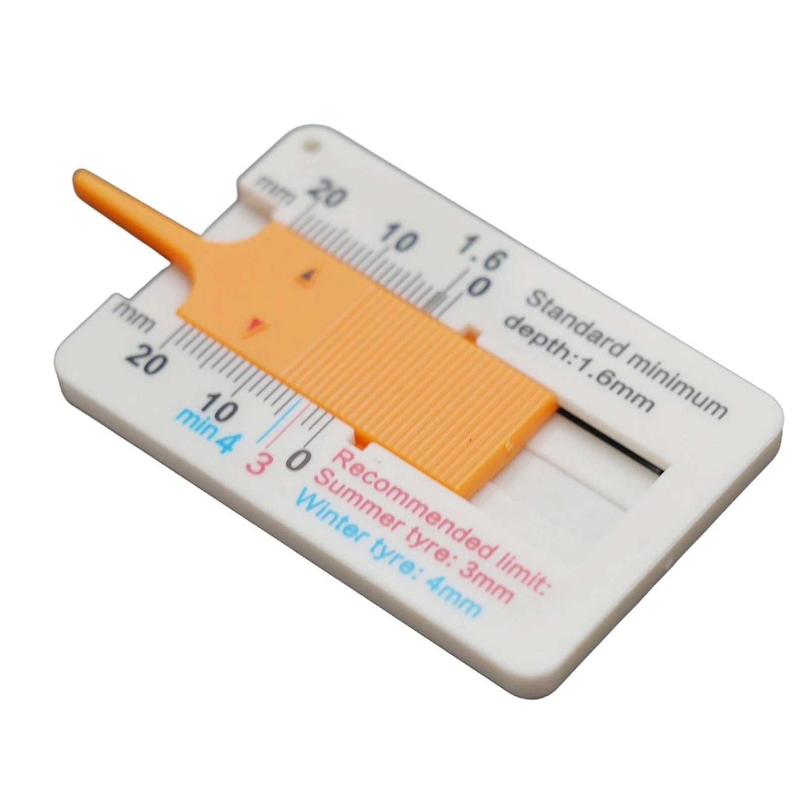 Tyre Tread Depth Gauge for Car Motorcycle Wheel Measuring Tool