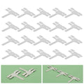20Pcs Nickel Plated Steel T Shaped Sheets for Battery Welding Machine